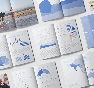 Data visualization report branding charts clean data graphic design infographics landing layout map minimal report ui