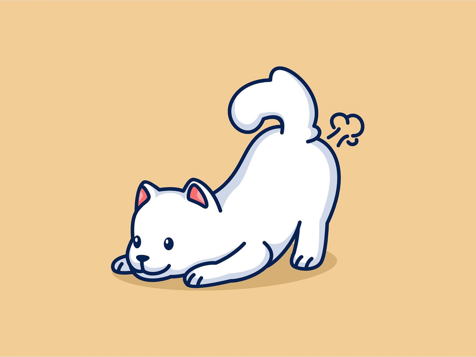 dog passes gas by bagaspram on Dribbble