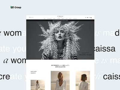 Caissa store catalog checkout e commerce e store fashion figma minimalism online store product page shop ui ux