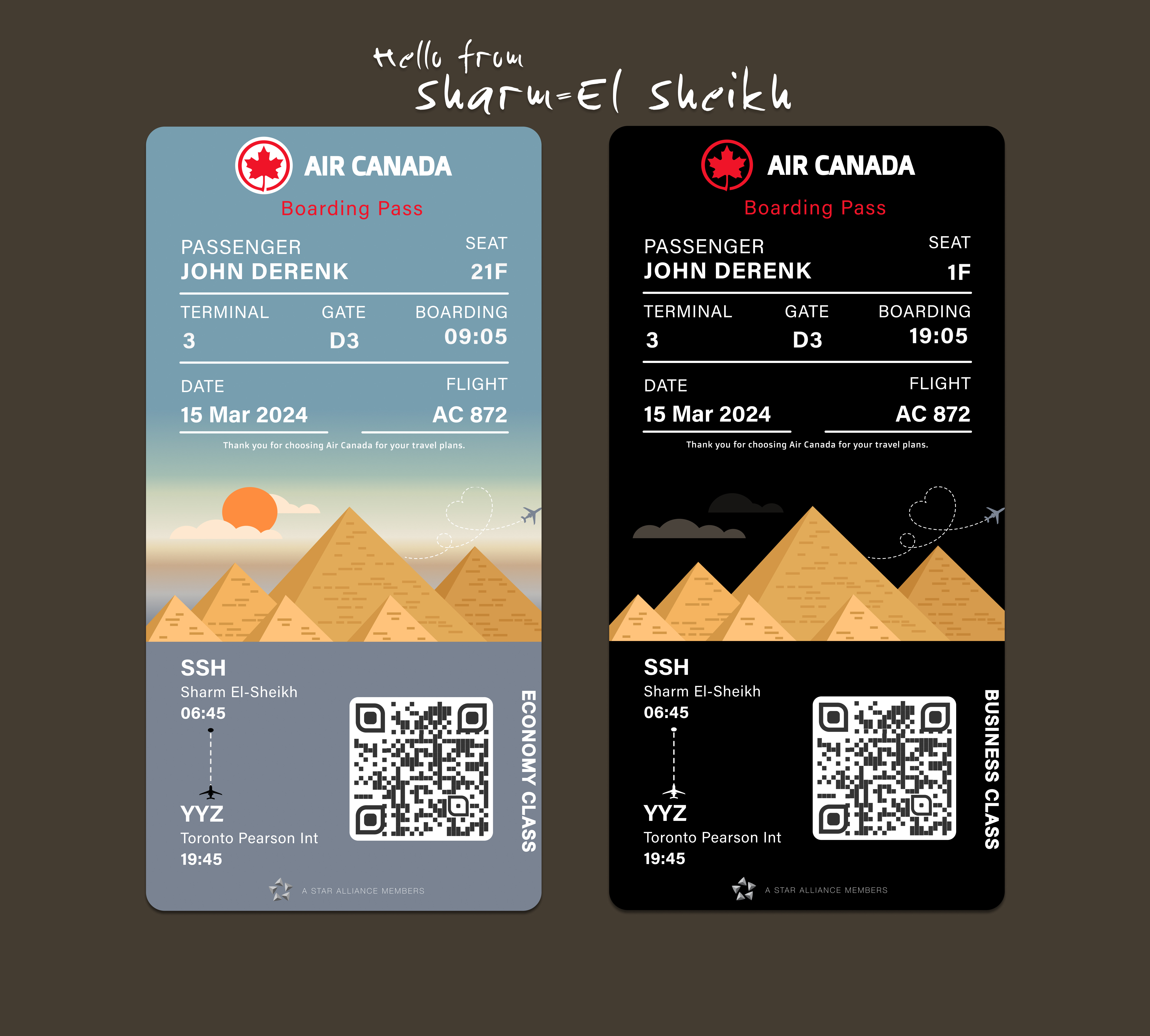 BOARDING PASS AIR CANADA | DAILY UI #024 daily ui daily ui 024 graphic design ui