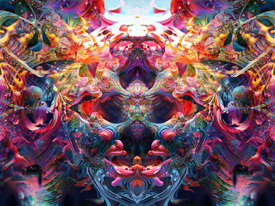 Unlanguagable abstract animation beauty colorful colors floral gradient graphic design illustration imagination pattern print psychedelic retro shading shapes trippy vibrant vintage whimsical