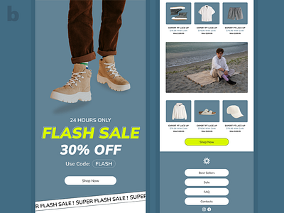 Flash Sale Email Template Design by Blocks email email design email template graphic design