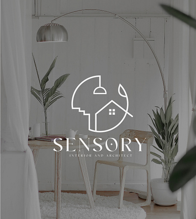 Concept: Sensory - Logo Design (Unused ) abstruct logo branding creative logo design graphic design home decor icon interior logo logosai minimal vector