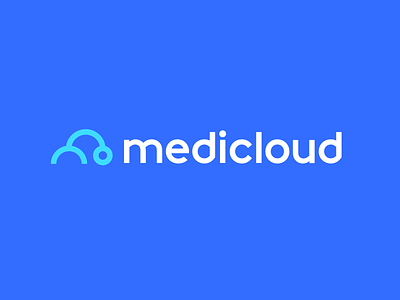 Medicloud - medical - health logo branding cloud cloud logo digital logo health logo identity logo logo design logo designer mark medical logo medicine modern logo pharmacy software stethoscope symbol