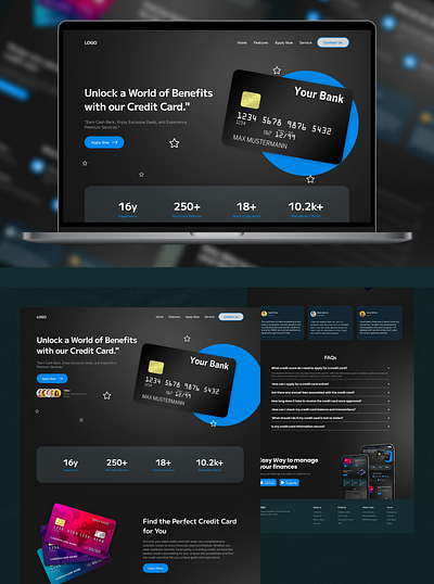 "Unlock endless benefits with our Credit Card! 💳✨ credit card credit card design design figma figma design product design ui ui design uiux design