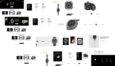 Premium Watch Landing Page adobe xd animated webpage animation branding casio design figma gshock landing page premium premium design project starwars ui ux watch webdesign