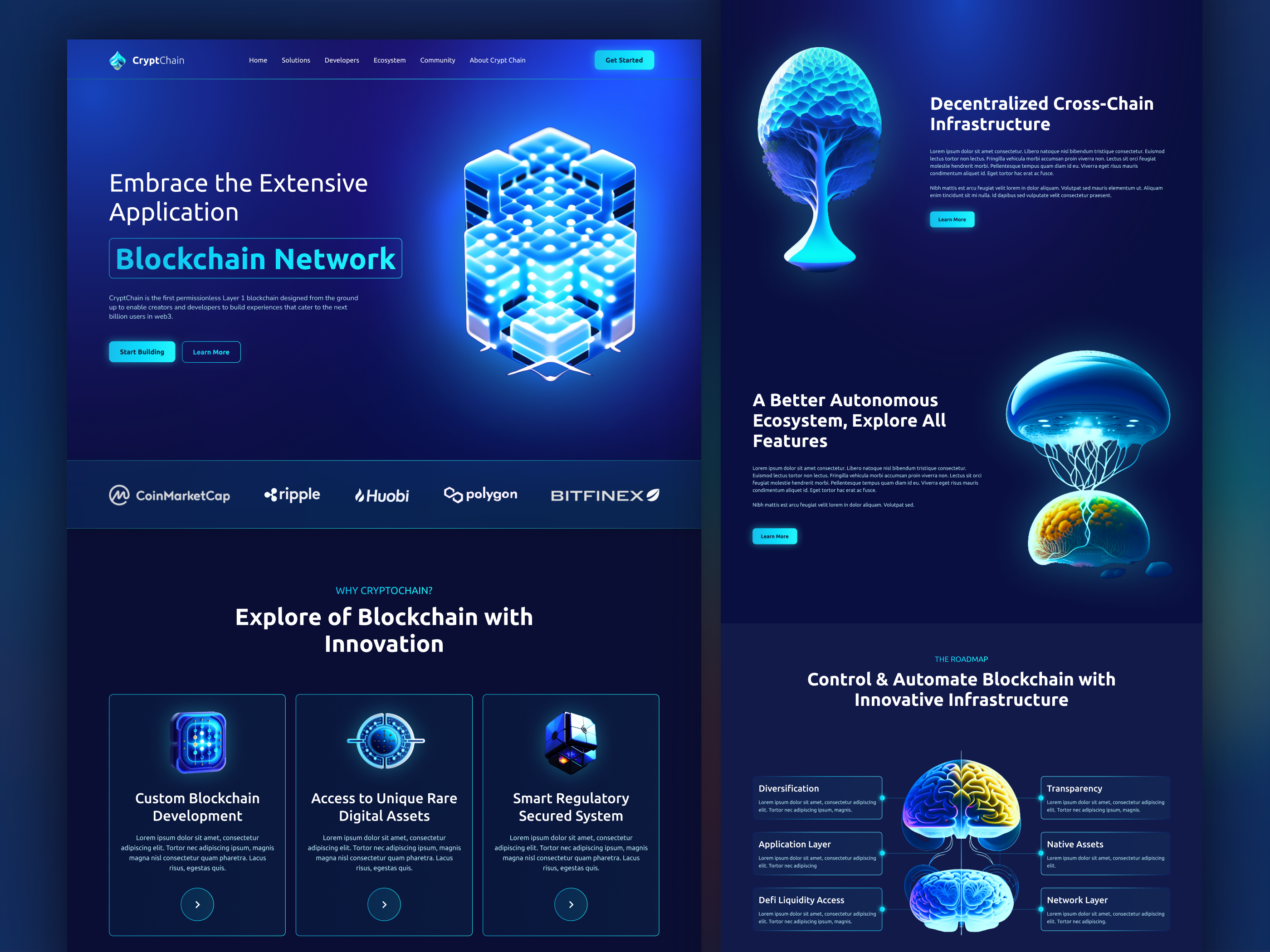 Example of Modern & Creative Website UI/UX Design