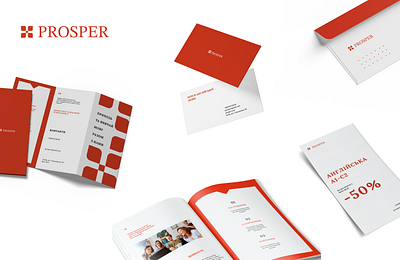 Prosper-brand identity graphic design ui