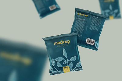 Foil Sachet Pack - Realistic Mock-up design de embalagem embalagem foil foil packaging metalica mock up mockup package package branding mockups packaging packaging design plastic plastico sache sachet sachet mockup