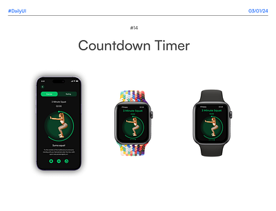 Countdown Timer DailyUIChallenge#14 countdown dailyui figma mobile mobile app product design timer ui