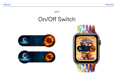 On/Off Switch DailyUIChallenge#15 design figma product design switch ui ux design