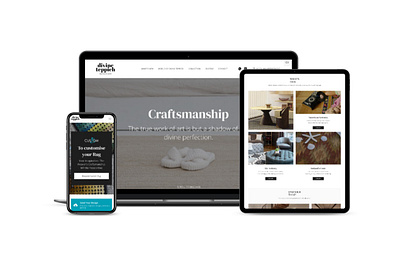Divine teppich : A rug factory website redesign ui website redesign