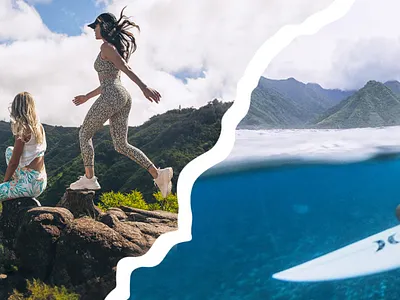 Hurley banner graphic design logo