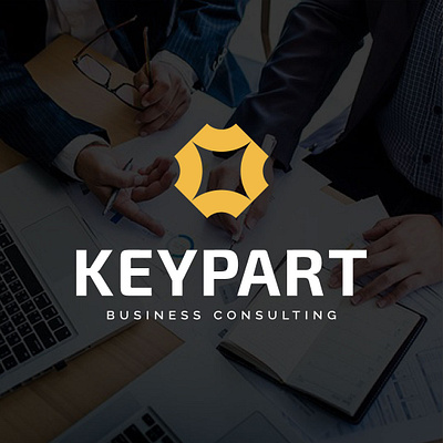 Keypart | Business consulting branding design graphic design logo