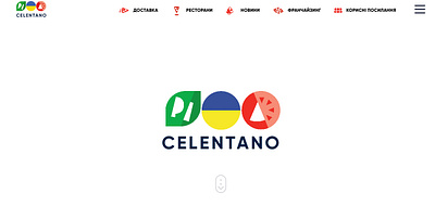 Pizza Celentano Website animation branding graphic design logo motion graphics ui
