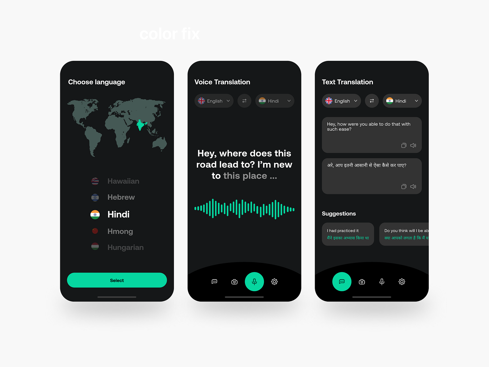 AI Realtime Language Translation App by Girish on Dribbble