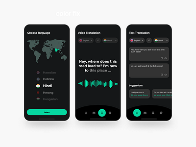 AI Realtime Language Translation App ai translator app design language language app language learning language translator language translator app translate translate app translating translating mobile app translator translator app voice app