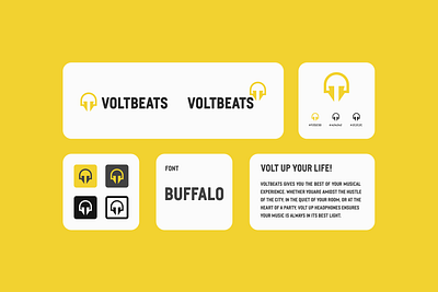 Voltbeats - Brand Identity brand branding graphic design logo