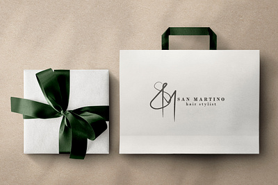 Logo and mock up of San Martino 3d branding designer graphic design logo mockup ui uidesign