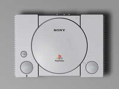 Sony PSX (PlayStation 1) Skeuomorphic Interactive Prototype dailyui design figma graphic design illustration playstation product psx skeuomorphic skeuomorphic design skeuomorphism sony ui