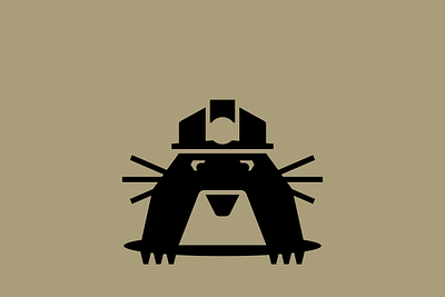 Topo minero brand design graphic design logo mascot mole tito titofolio titorama