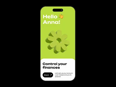 Let's call it teaser 💚 banking mobile prototype ui ux
