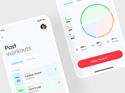 Fitness App UI Design appdesign appui appuidesign appuiux appuiuxdesign design fitness fitnessapp fitnessappdesign fitnessappui fitnessui healthapp healthappui ui uidesign uiux uiuxdesign uxdesign workoutappdesign workoutui