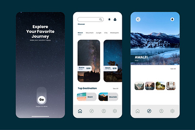 Mobile App UI | Design by octalfox 3d