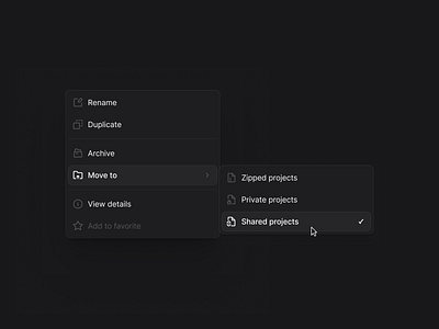 Dropdown menu for @TunnelHQ ✨ dark dark mode dropdown dropdown menu input menu option option menu settings