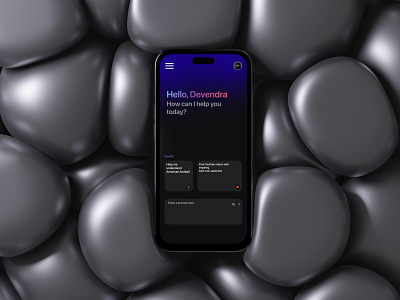 Gemini AI - Concept App ai app app design design figma homescreen ui uiux