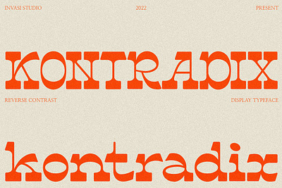 Kontradix - Reverse Contrast Font 90s fonts contemporary cool font display font elegant font fun font hand lettered hipster font lettering modern font outline font reverse contrast stamp texture