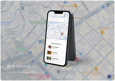 #029 | Map Design challenge daily ui dailyui design minimalist simple ui