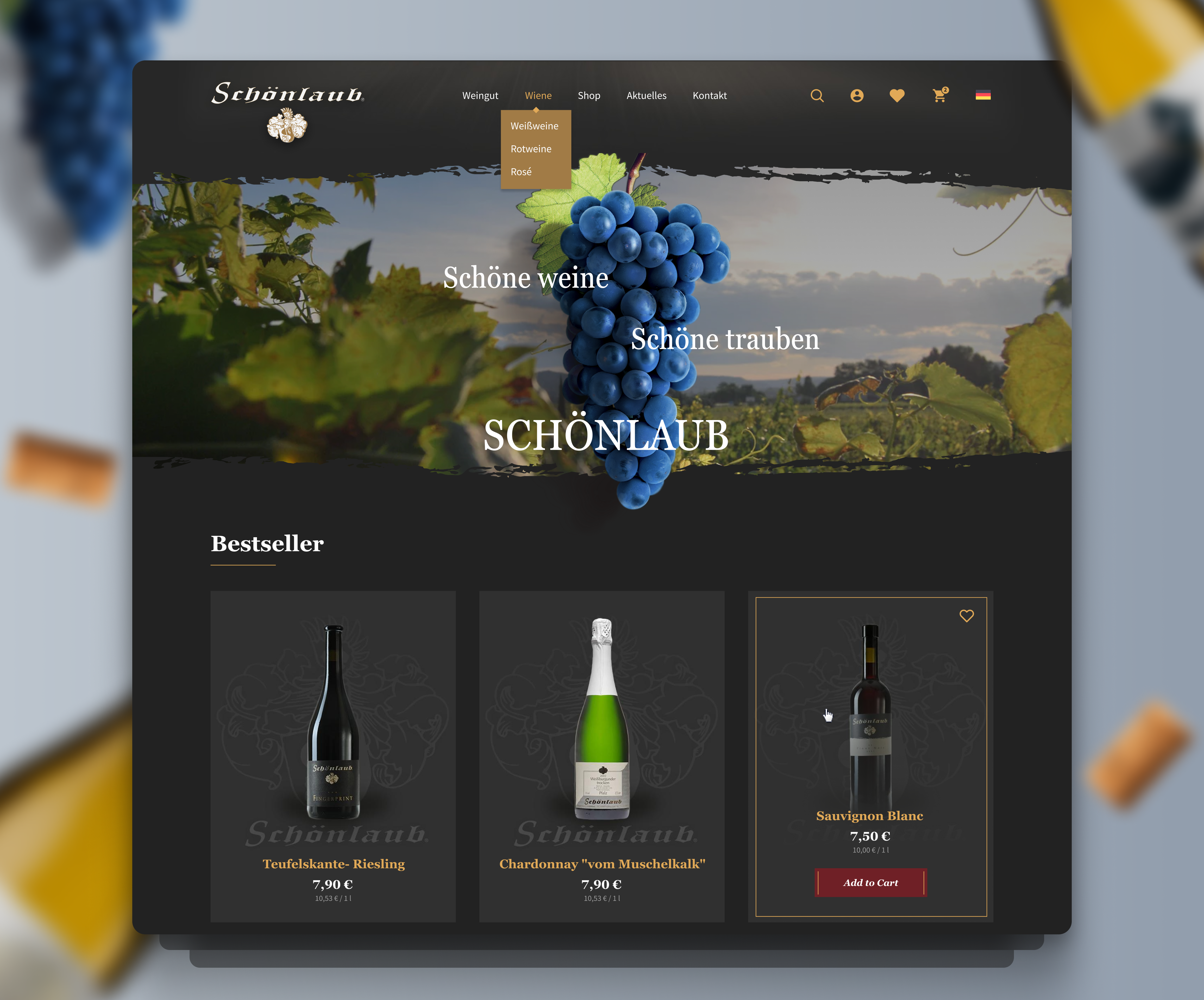 Wine e-commerce website design e commerce ui ux website wine