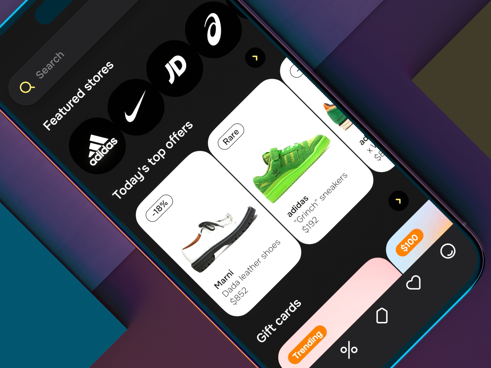 Online shopping and discounts mobile app app cart closet dark dark ui e commerce e shop ecommerce fashion fashion store ios ios app design iphone mobile mobile app mobile app design mobile designer shop shopify shopping