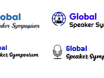 Global Speaker Symposium figma logo phostoshop