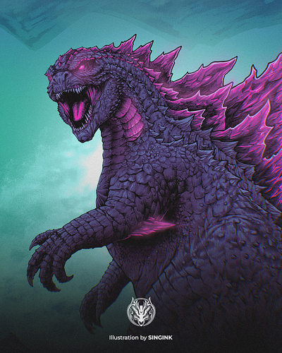 Godzilla x Kong: The New Empire Fanart digitalillustration