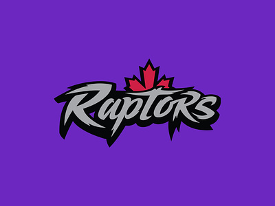 Toronto Raptors basketball canada dinosaur font logo nba raptors rebrand script sports toronto typpgraphy wordmark