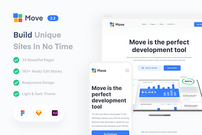 Move - Multipurpose Template figma figma theme move multipurpose template multipurpose multipurpose templates template templates theme ui and ux ui design ui elements ui kit ui mockup ui pack ui template ui ux website template websites wireframe