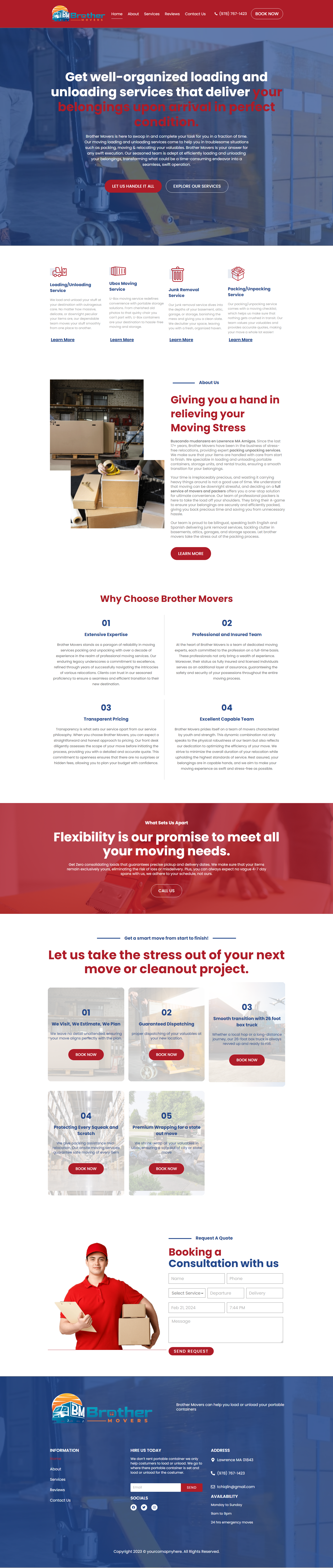 WEB DESIGN FOR COURIER WEBSITE branding designing logo ui ux webdesign webdevelopment