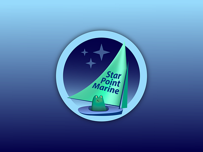 Star Point Marine logo dailylogochallenge illustration logo