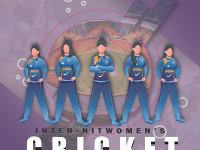 all india inter-nit sports poster 3d animation graphic design logo motion graphics ui