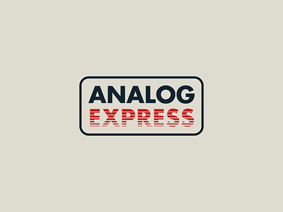 Analog Express | Logo Design by Logolivery.com 80s 90s arcade machine branding design graphic design logo logo design logotype nostalgia old fashioned retro retro futurism vector vintage