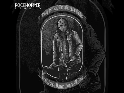 The Horor Movie, Ax Man artwork ax man blood bloods darkart draw drawing illustration killer lid psychopath thisrt design