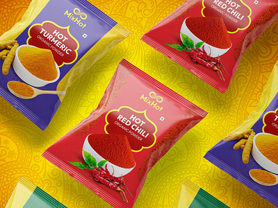 Masala Powder Packaging Design branding food package food pouch masala masala bag masala package masala packaging masala pouch masala powder pouch bag snack package