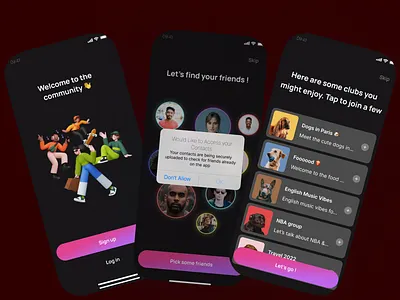 App design app branding clean design figma illustration ui