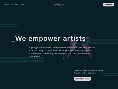 Oversound – products for musicians dj mini minimal music producing production ui website