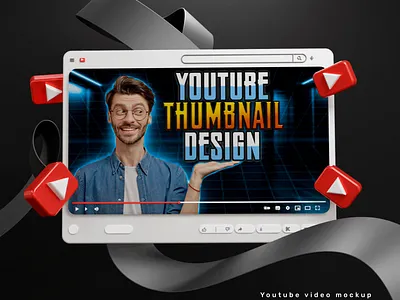 Professional Youtube video thumbnail design abstract banner branding cover design elegant eye cathing graphic design illustration minimal modern thumbnail thumbnails trend ui vector youtube