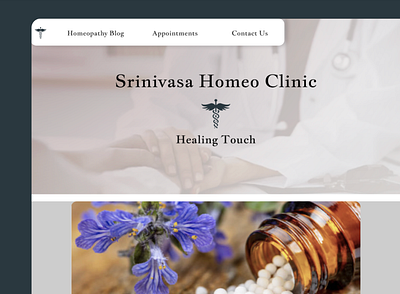 Homeo Clinic Webpage design graphic design uiux web design