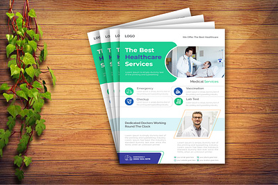 Flyer Design for Medical Services service flyer