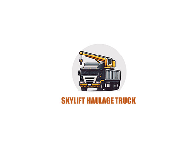 Logo design | SKYLIFT HAULAGE TRUCK brand branding design graphic design illustration logo logo design vector virtual identify